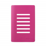 Placa p/ 6 Interruptores (especial) 4x2 - Novara Rosa Fosco